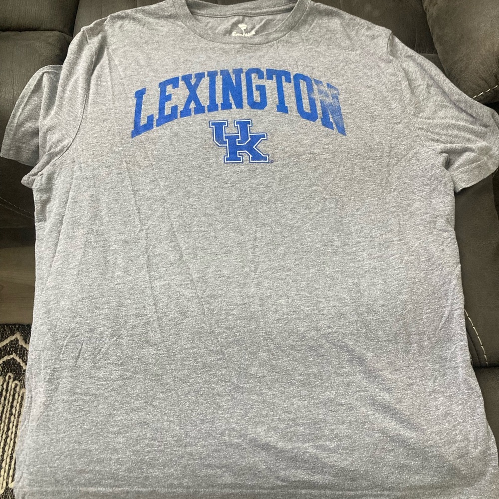 Fanatics Gray Lexington Tee with Blue Print
